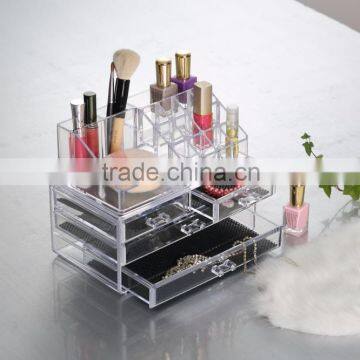 2016 Newest Plastic Storage Box Clear Jewelry Drawers Organizer photo-2