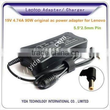 19V 4.74A 90W Brand New Original AC power adapter for Lenovo 5.5*2.5mm