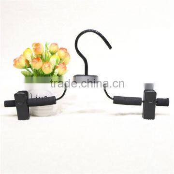 Adjustable metal wire kids pant hanger for sale