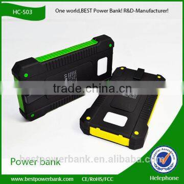 HC-S03 2016 Products Solar Power Bank Charger for Cell Phones Smartphones photo-5