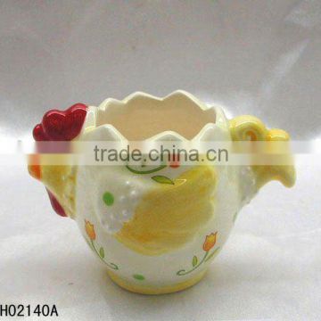 Ceramic easter decoration chicken egg cups