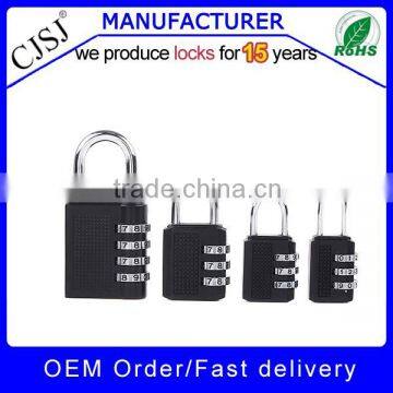 Professional Design High Security 4 digits Cheap guard security padlock