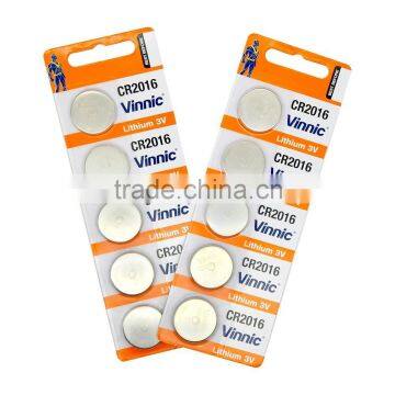 CR2016 Lithium Manganese Dioxide Button Cell