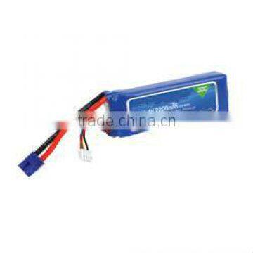 2200mAh 3S 11.1V 30C LiPo 13AWG EC3 rc lipo battery