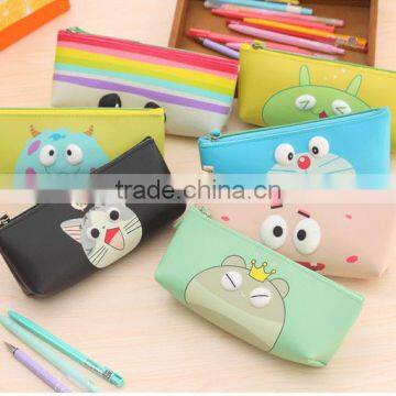 2016 New funny eyes design large volume pencil bag