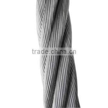 6x19 iwrc ungalvanized steel wire rope