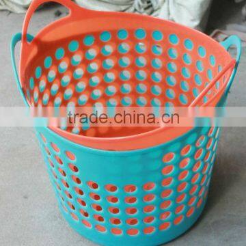 Good quality Small Flexible PE round plastic basket