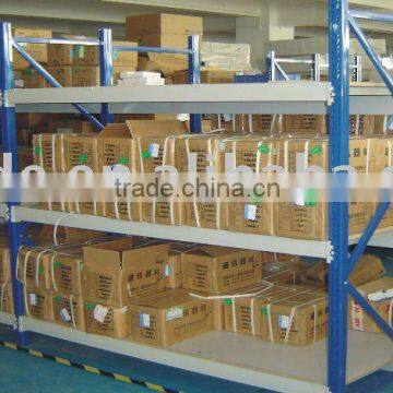 medium duty display storage rack for warehouse