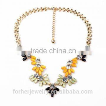Hot selling fashion handmade chunky pearl necklaces SKA4712