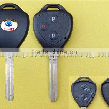 High quality Toyota 2+1 buttons car remote key cover shell blank