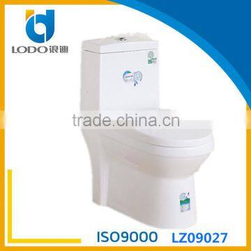 Regular Size WC toilet, Henan Lodo ceramic toilet sanitary toilet