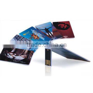 Promotional fashion exquisite 256 gb credit card usb stick free shipping