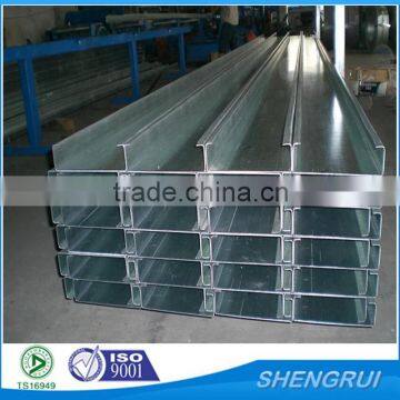 galvanized c channel steel profile manufacture