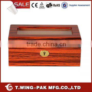Zebra Strip Watch Display Box Monogrammed Watch Case Custom Logo for Watch Boxes photo-2