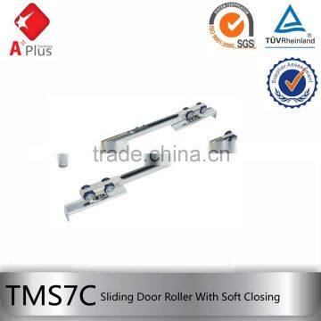 sliding door roller with soft closing for hanging door