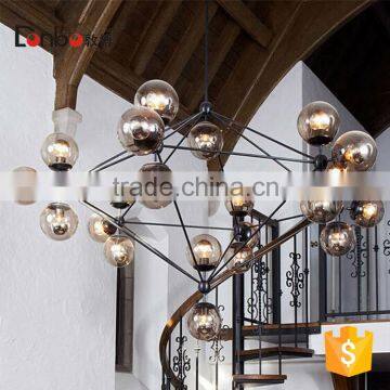 Sputnik Industrial Edison Bulbs Pendant Lamp Lighting Modern Modo Glass Ball Chandelier for High Ceilings Jason Miller Modo Quality Choice photo-4