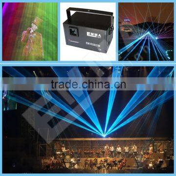 Professional DJ Lighting 4w RGB 3D Animation Laser Light Show