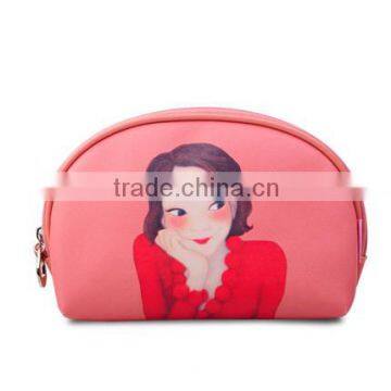 Water proof high quality patent pu cosmetic bag