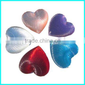 25mm Heart Gemstone Accessories ,Resin Flatbak Rhinestone ,Sewing Rhinestone