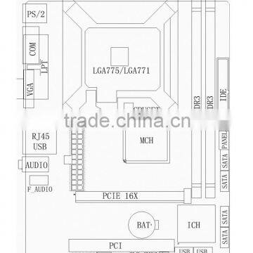Cheap G31 LGA775 SOCKET DDR2 pcie x16 mainboard/motherboard