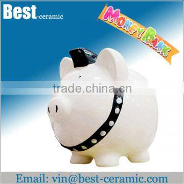 ceramic pig money box