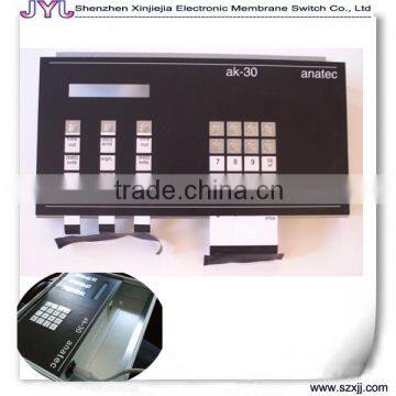 3x3 with 3x4 keys insert a card in the slot membrane switch keypads digital printing