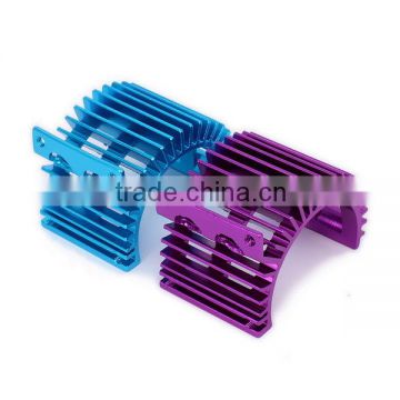 Alloy Aluminum 540/545/550 Size Motor Side Vented Heat Sink Heatsink w/o Fan Cooling For 1/10 RC Model Car/Boat HSP Wltoys