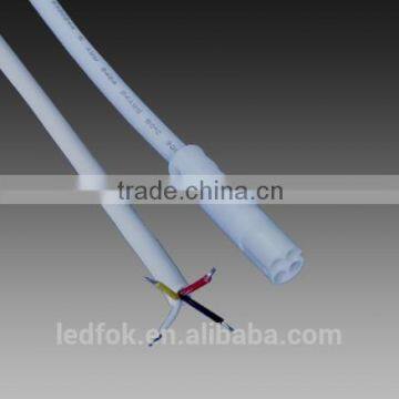24V DC SMD5050 RGB led flexible micro led copper wire string lights connector supply leads