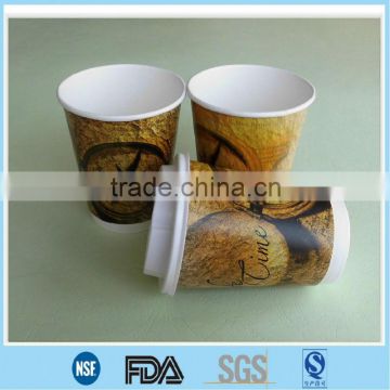 Disposable Paper Coffee Cup/Double Wall paper cup raw material/Insulated Paper Coffee Cups