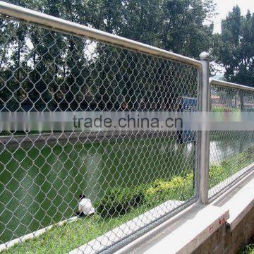 Chain link fence panels for swimming pool & sports field