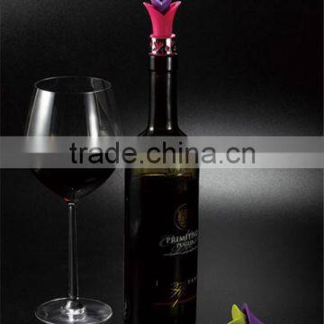 Eco-friendly Promotional Cheap Silicone Novelty Red Wine Bottle Stopper photo-4