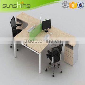 Stainless Steel Melamine Workstation, Used Glass Wall Partition, High Quality Cheap Cubicles photo-6