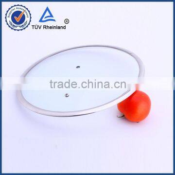 Pyrex tempered glass lids with steam hole