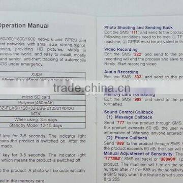2015 Latest Edition X009 Mini Camera Monitor Video Recorder SOS GPS DV GSM Mini Camcorders With Charger GSM Bug Tracker photo-2