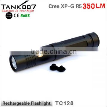 New design CREE XP-G R5 LED Flashlight with legs tripod TANK007 TC128