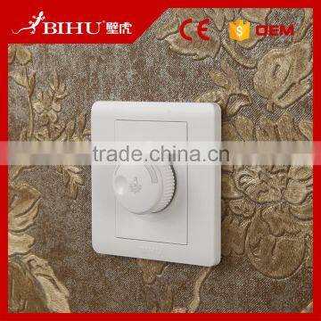 Bihu stainless steel dimmer switch rotary dimmer switch wall switch