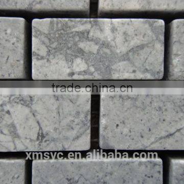 sky blue granite mosaic, cheap mosaic tiles, stone mosaic tile with mesh-back