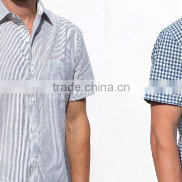 100% mens causal cotton shirts