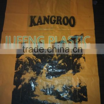 OEM Custom Printed Plastic Shopping Bag Carrier Bag Die Cut Plastic Bag