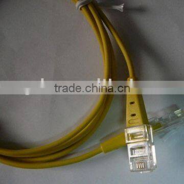 6P4C modular plug telephone cord