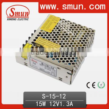 15W 12V 1.3A Single Output Switch Mode Power LED Power Supply