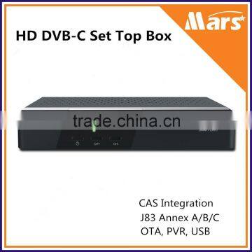 Annex B Advanced Security CAS integrated HD DVB-C Set Top Box Digital TV Cable Receiver