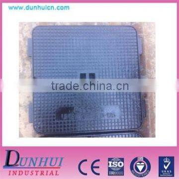 B125 HOT SALE DUCTILE CAST IRON HYDRAULIC SQUARE MANHOLE COVER