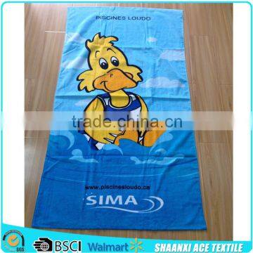 100% Natural Cotton Environmental Cartoon Garfield Print Kids Sports Towel photo-3