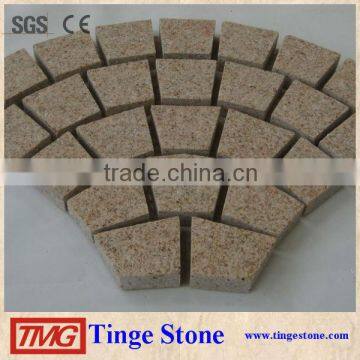 Flamed granite cobble stone on sale