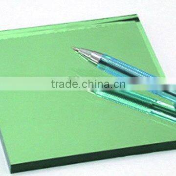 Light green reflective glass