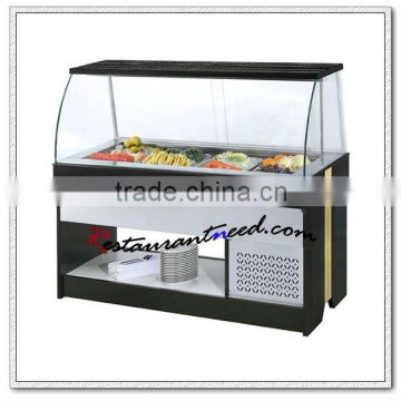 C256 Sliding Door Fancooling Salad Bar Display