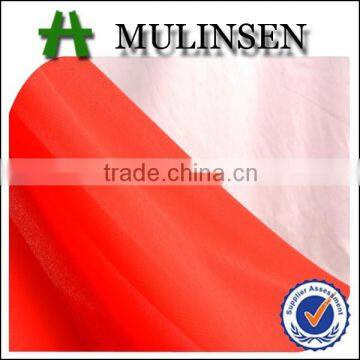 Mulinsen textile good color fastness fabric feel like silk, 75d chiffon fabric factory