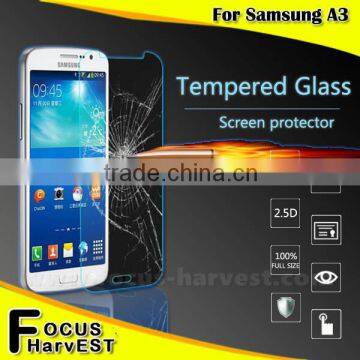 Wholesale For Phone accessories 9H 0.33/0.4mm 2.5D Front&Back Tempered Glass Screen Protector For sumsung A3 welcome OEM/ODM                        
                                                                                Supplier's Choice