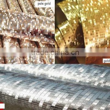 Luxury Metallic Design Wallpaper in Sliver /Gloden Leaf Manufacture China